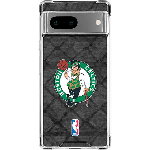 NBA Boston Celtics Dark Rust Google Pixel 7a Clear Case